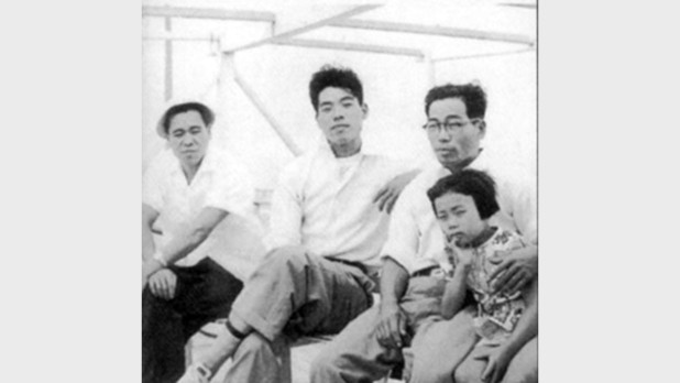 社員と家族の海水浴（天草）