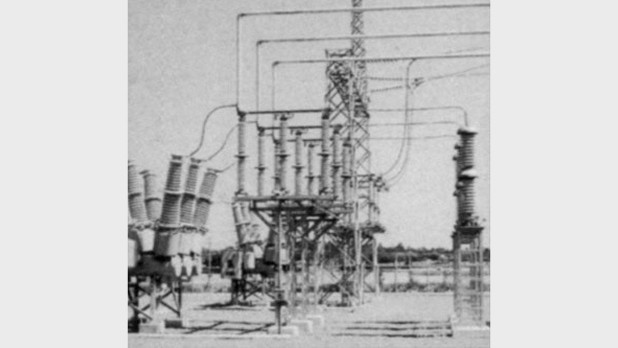 昭和53年 荒尾変電所