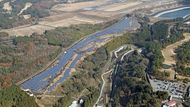 メガソーラーしらさぎ 益城高遊パーク発電所